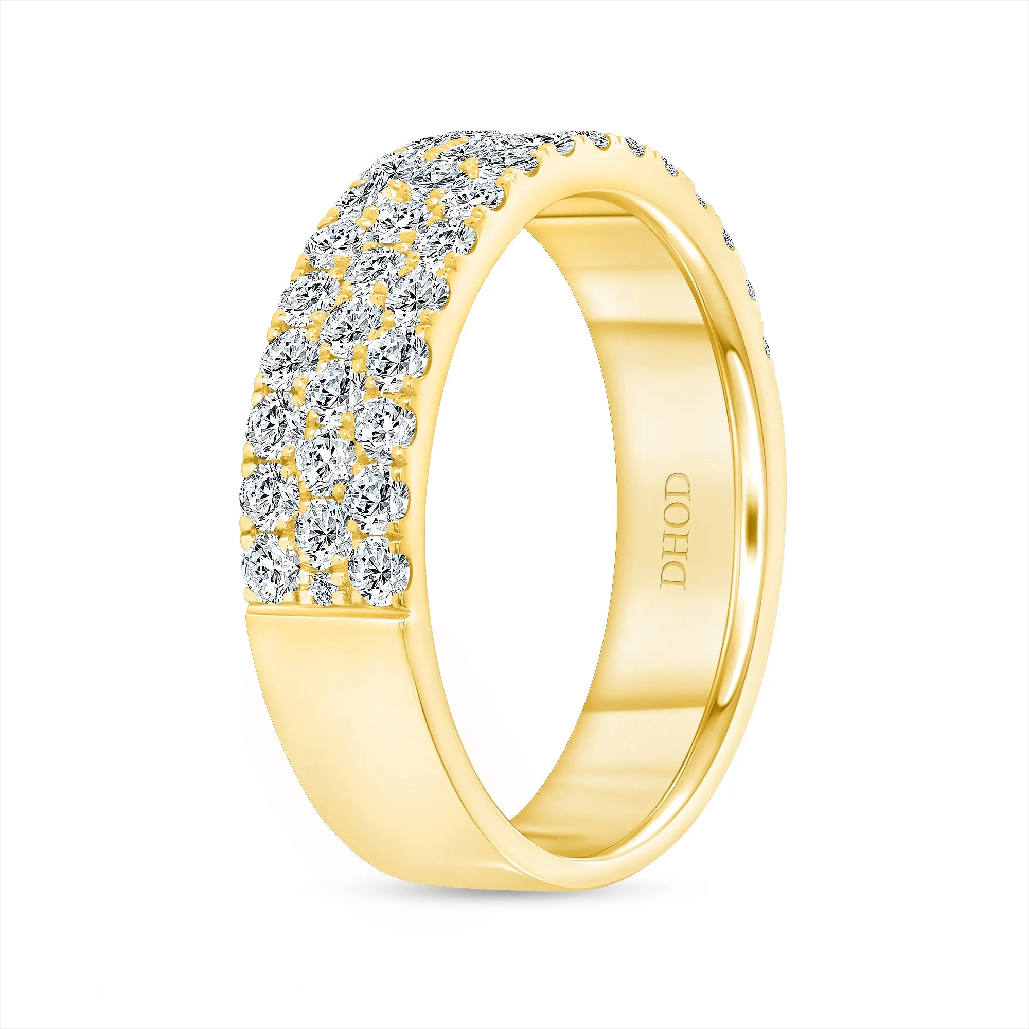 14K Gold Diamond Anna Band