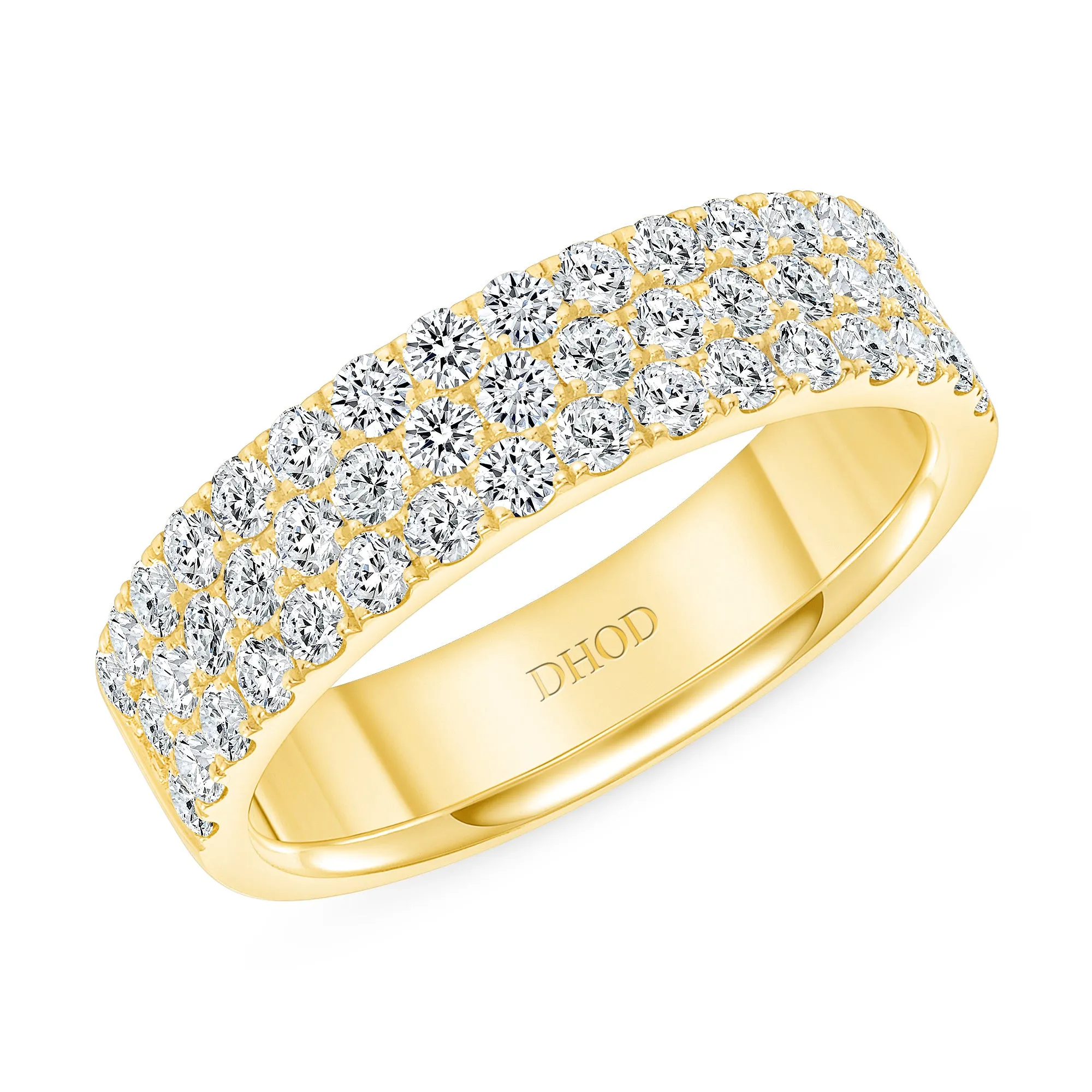 14K Gold Diamond Anna Band