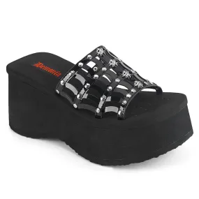 3 Inch Platform FUNN-13 Black Patent