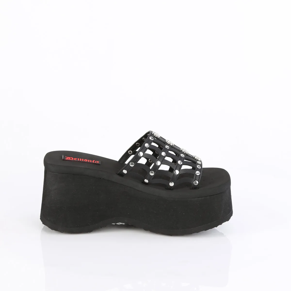 3 Inch Platform FUNN-13 Black Pu