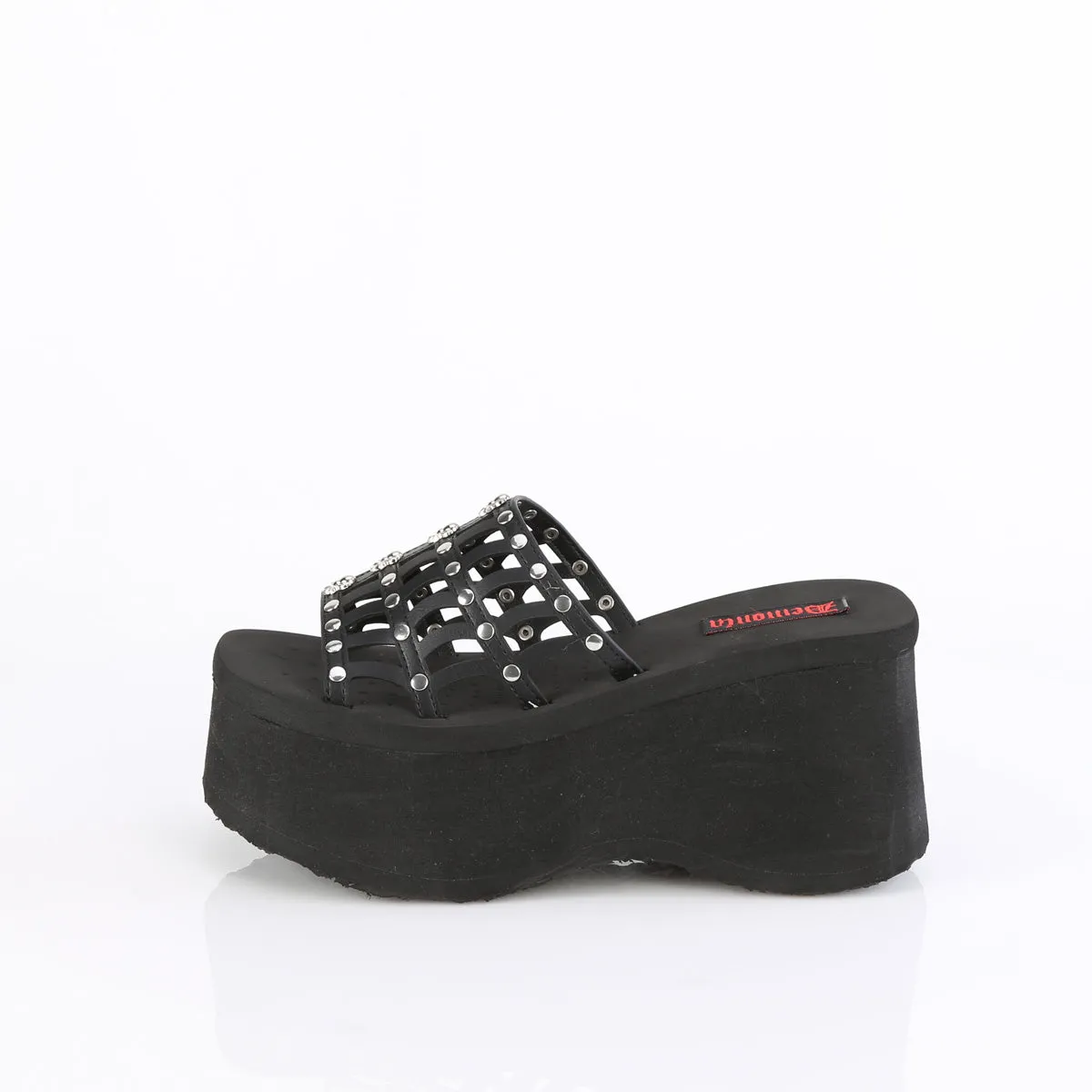 3 Inch Platform FUNN-13 Black Pu