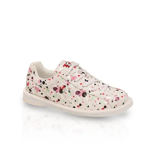 3G Kicks Womens Splash White Multi Bowling Shoes