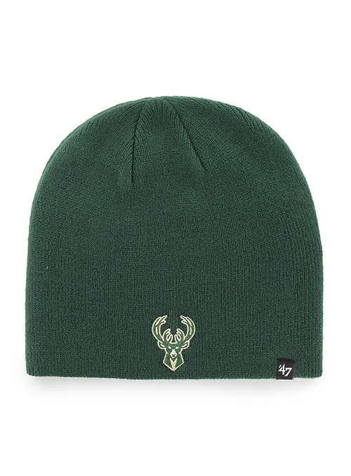 '47 Brand Icon Green Milwaukee Bucks Knit Beanie Hat