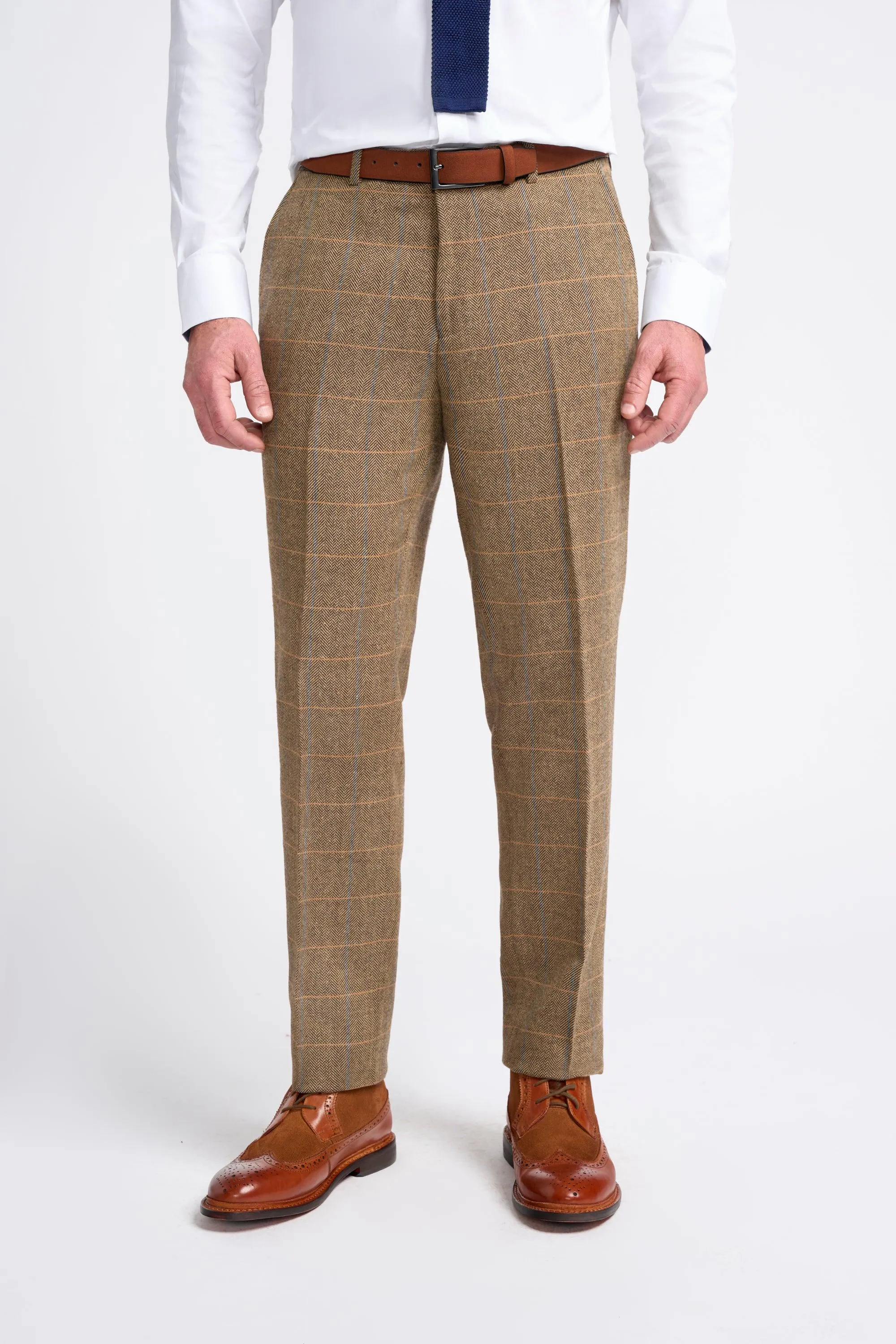 Albert Brown Regular Tweed Three Piece