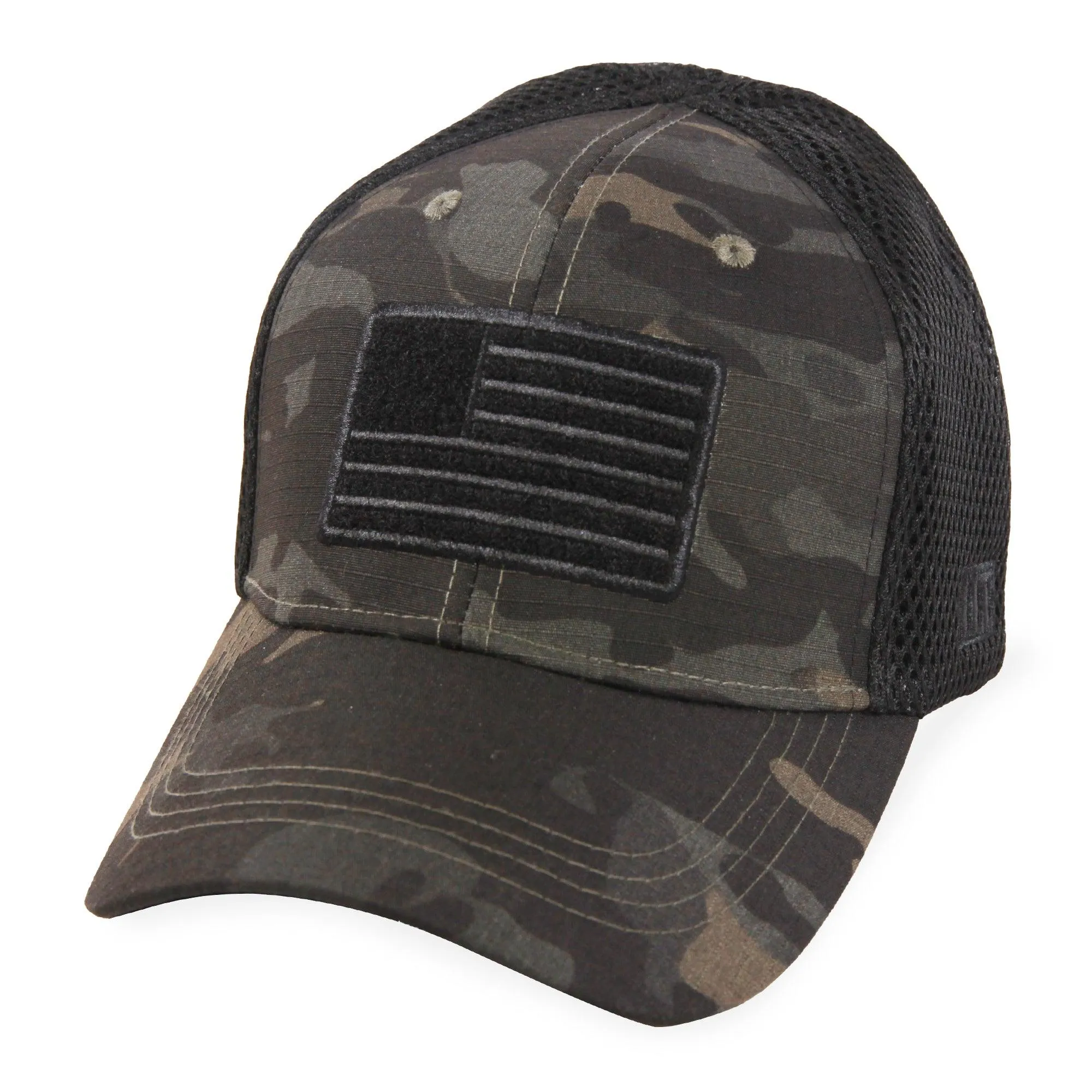 American Flag Velcro - Soft Mesh Hat