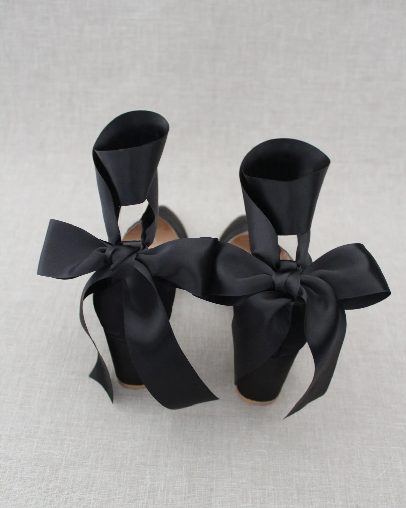 Ankle Wrap Tie Evening Block Heels