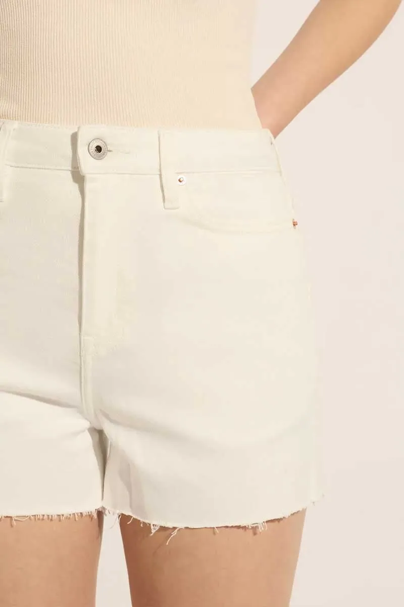 ANNIE HIGH CLASSIC SHORT-SOFT WHITE