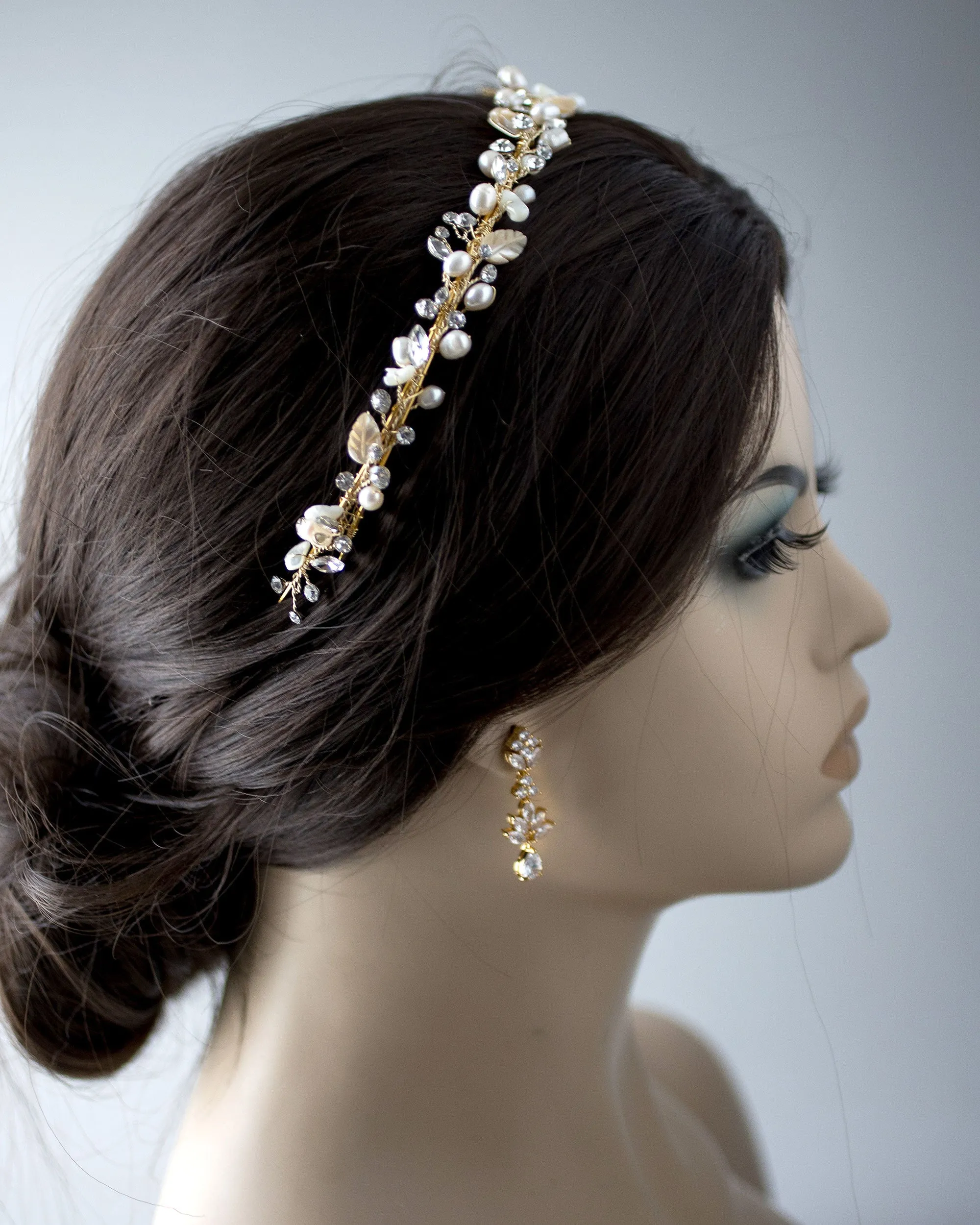 Beach Wedding Headband with Starfish and Shells