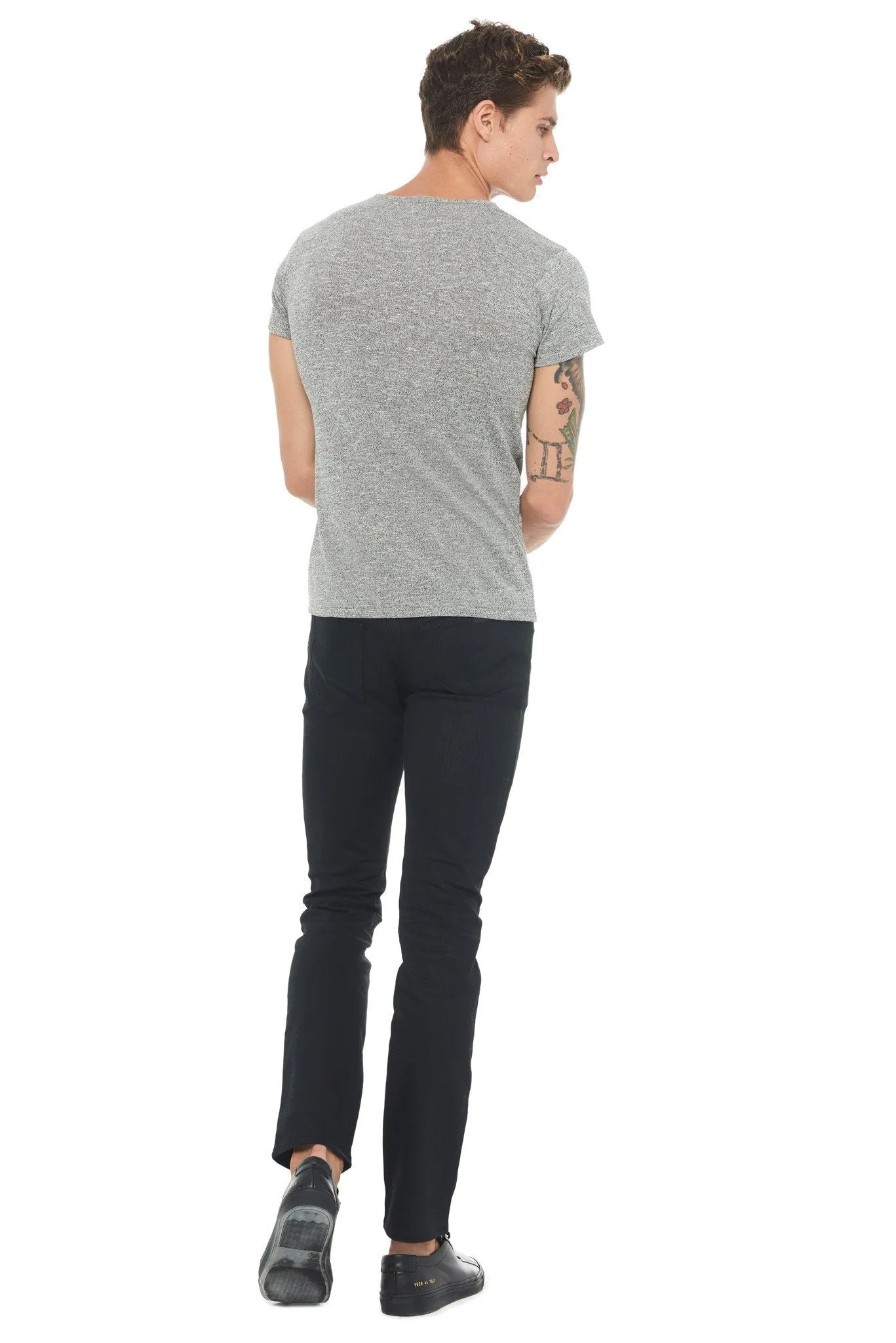 Men's Novelty Texture V-neck