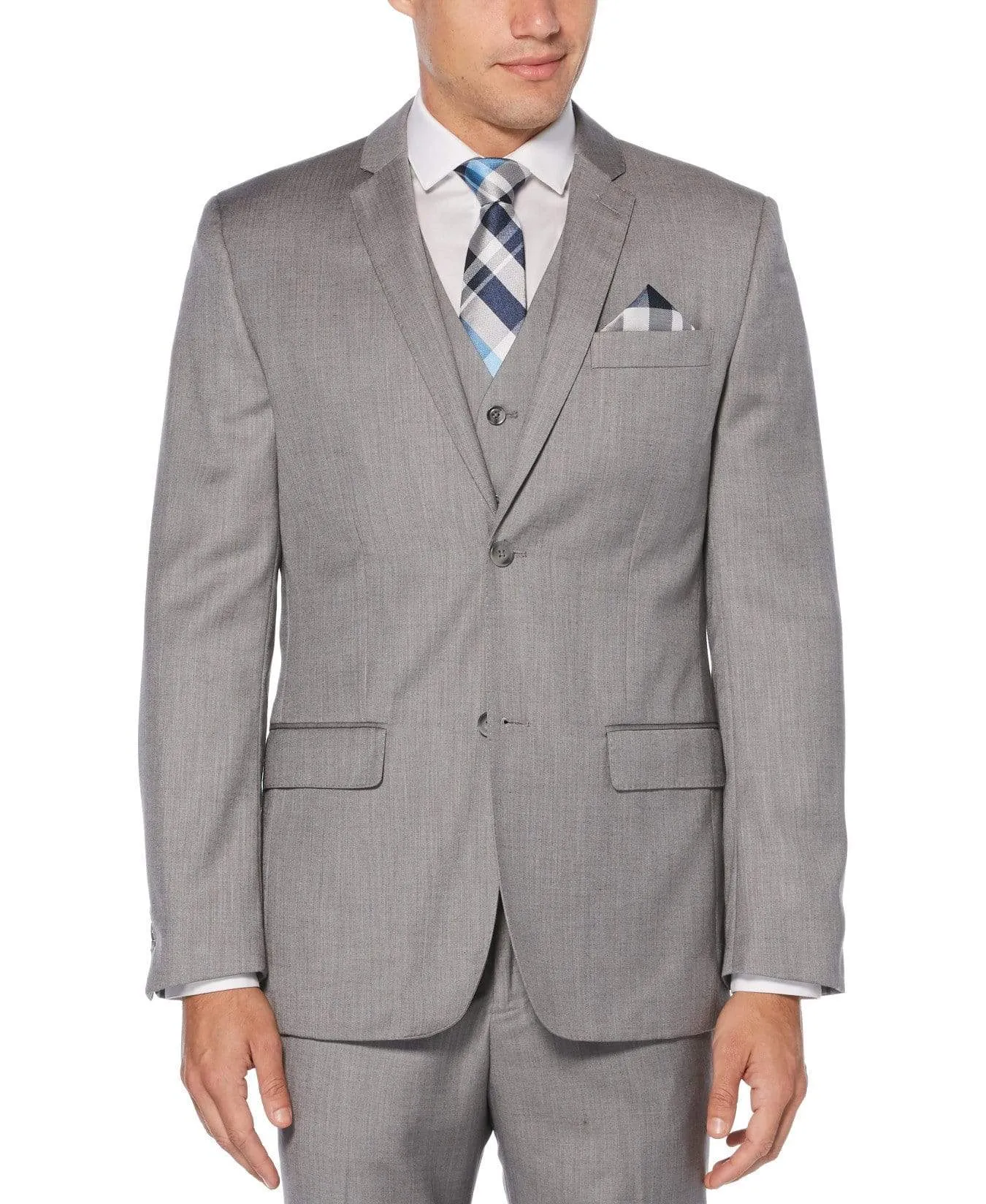 Big & Tall Textured Suit Jacket