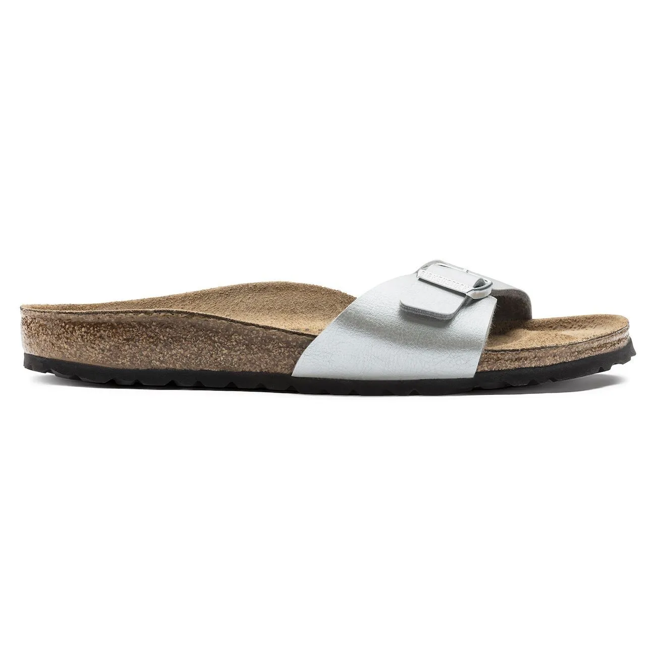 Birkenstock Classic, Madrid, Regular Fit, Birko-Flor, Silver