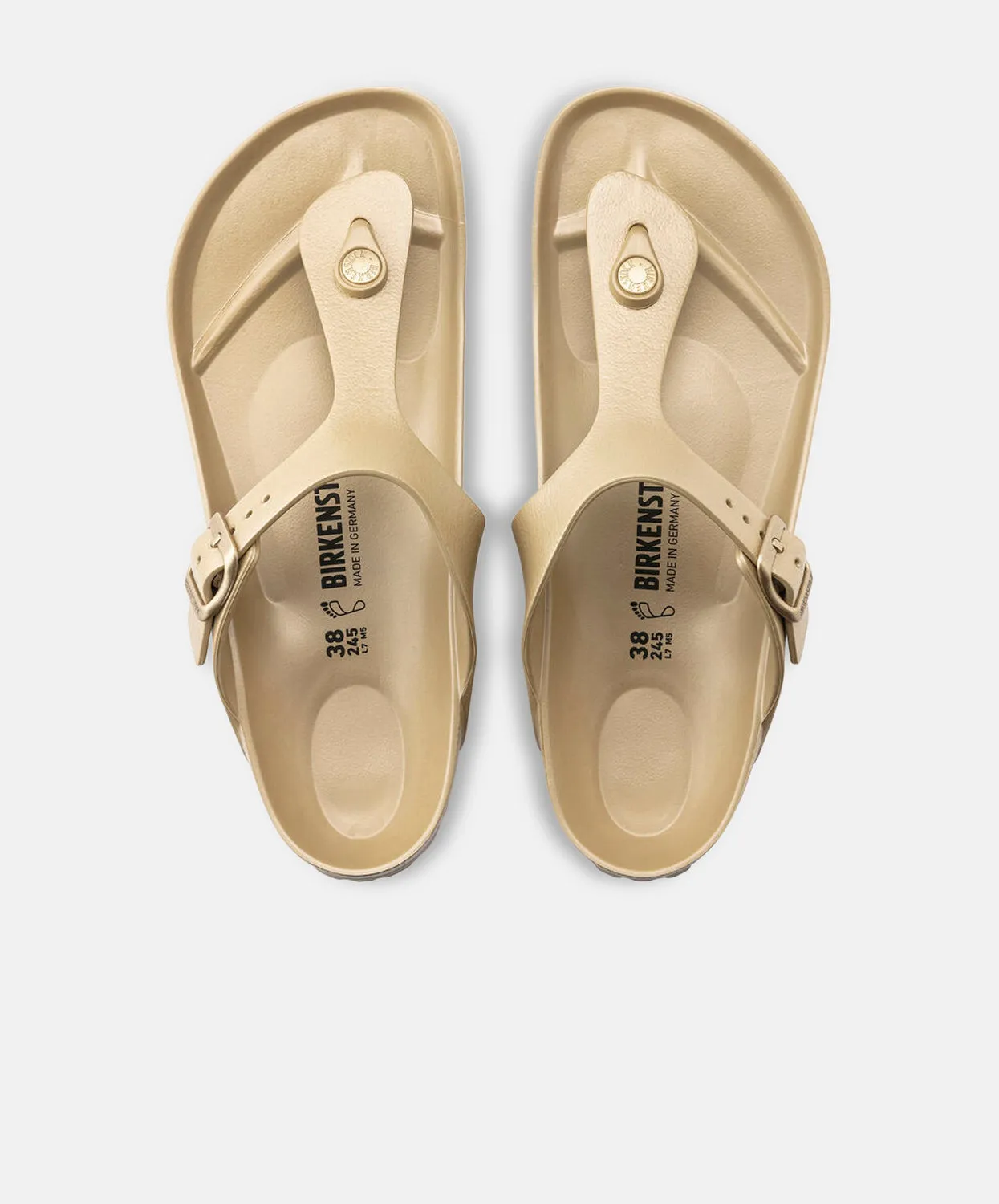 Birkenstock Gizeh EVA Glamour Gold Sandals