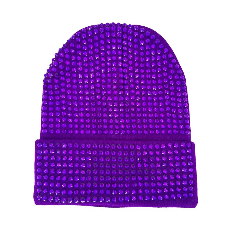 Bling Studded Beanie Hat