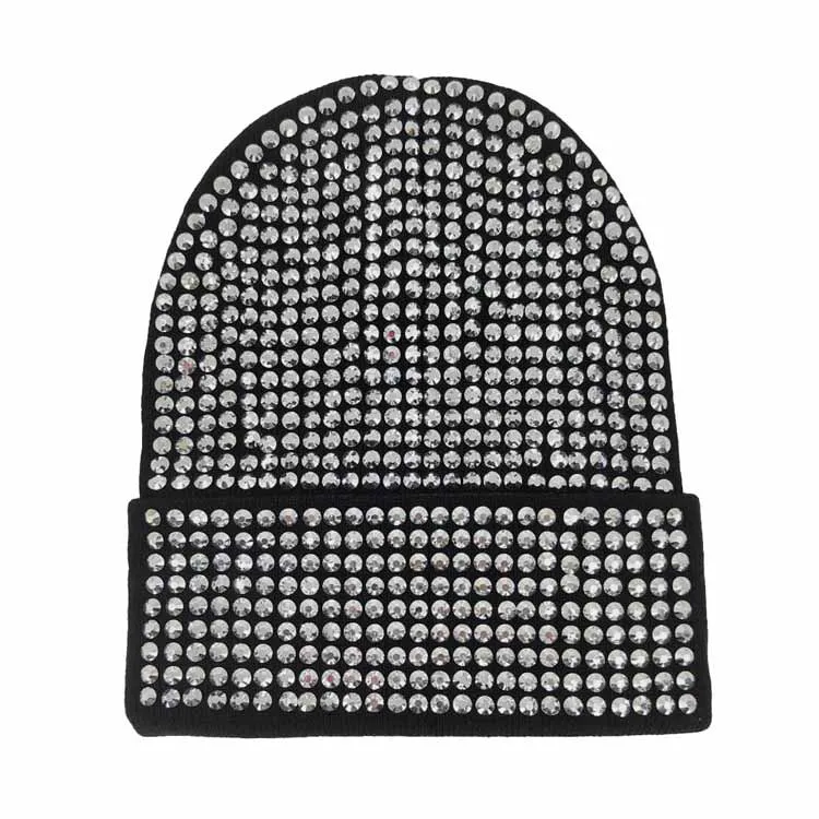 Bling Studded Beanie Hat