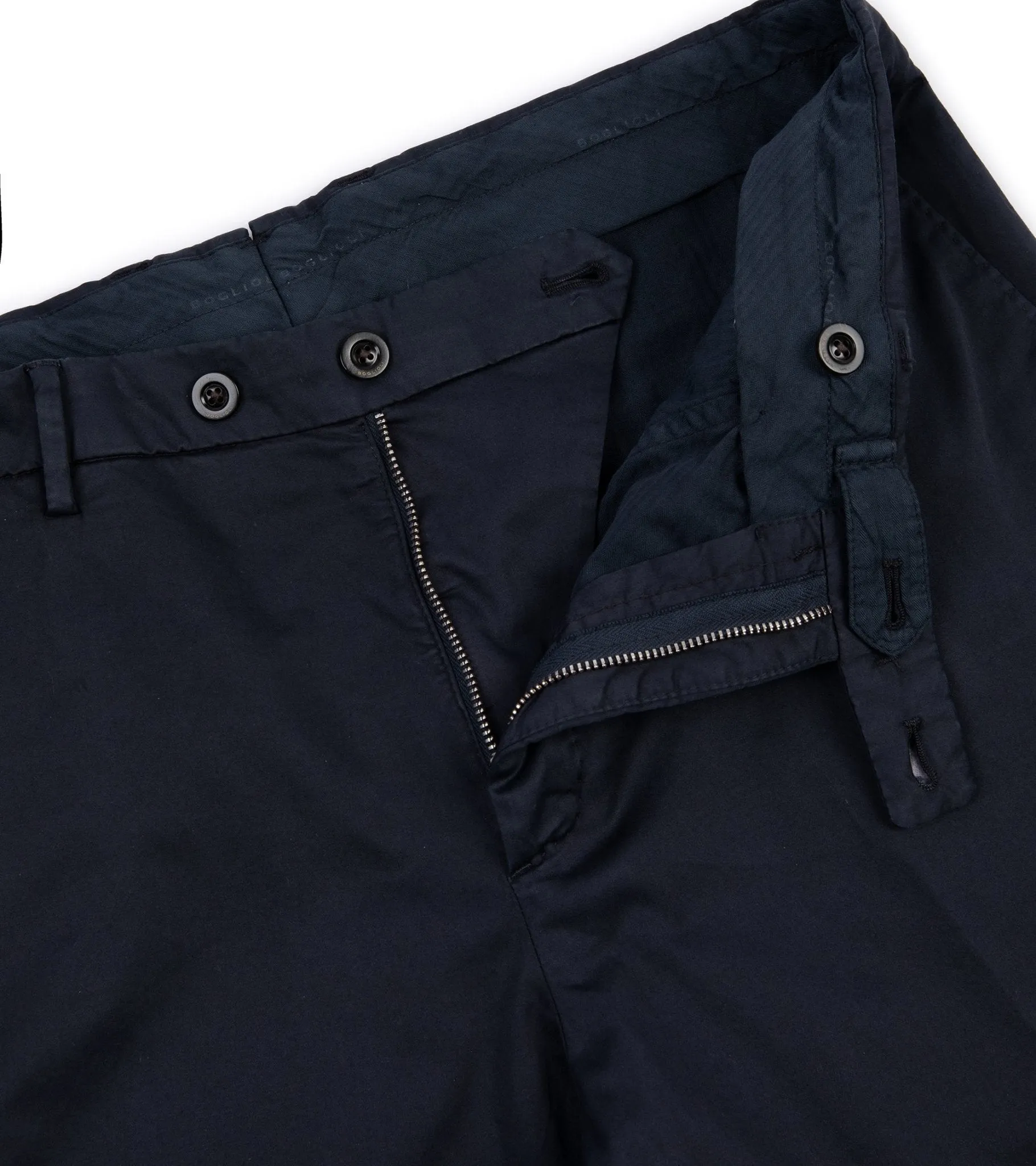 Boglioli Superlight Cotton K Suit Trousers: Navy