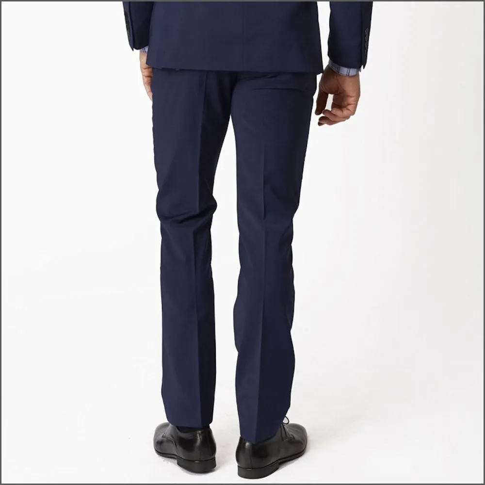 Brook Taverner Cassino Blue Fashion Fit Washable Crease Resistant Suit***