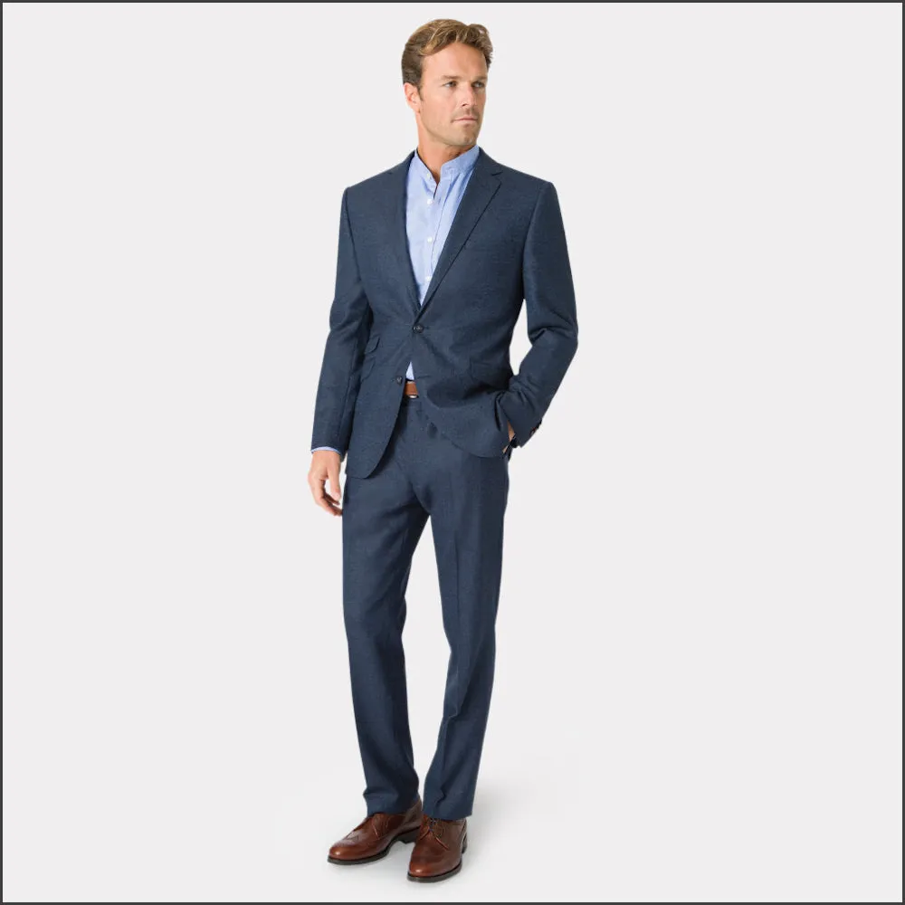 Brook Taverner Clifford Navy Donegal Wool Suit - Waistcoat Optional<><>