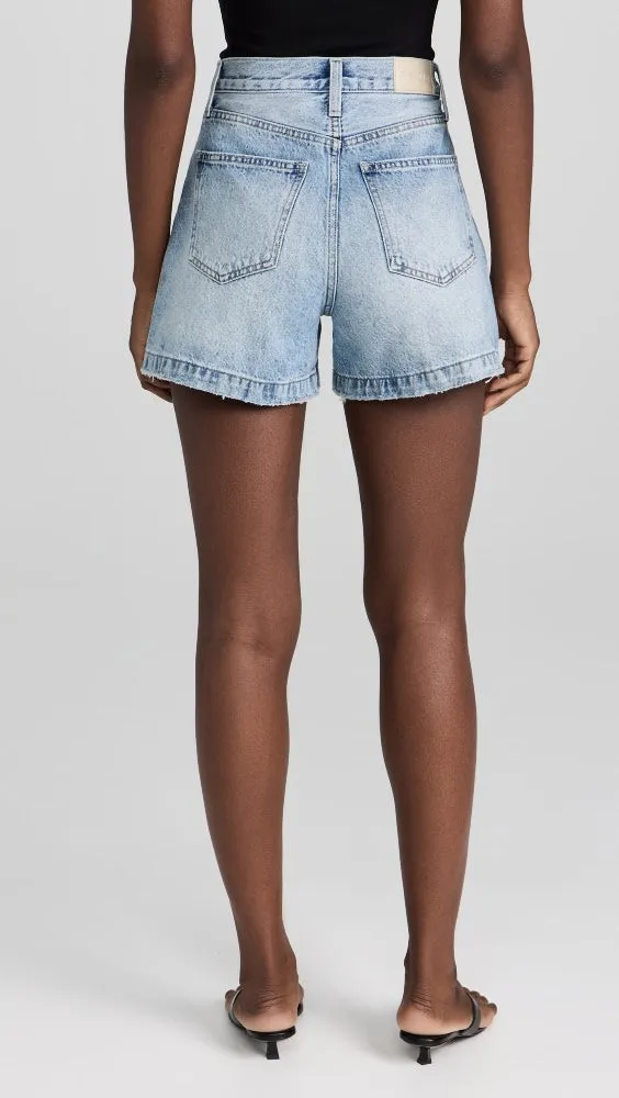 Saige Denim Shorts - French Riviera