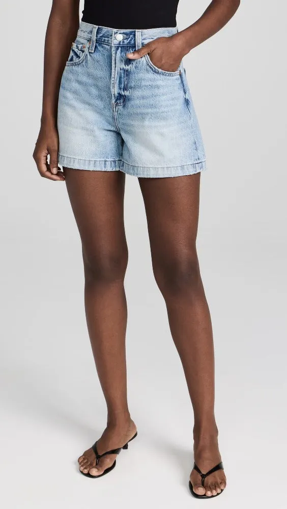 Saige Denim Shorts - French Riviera