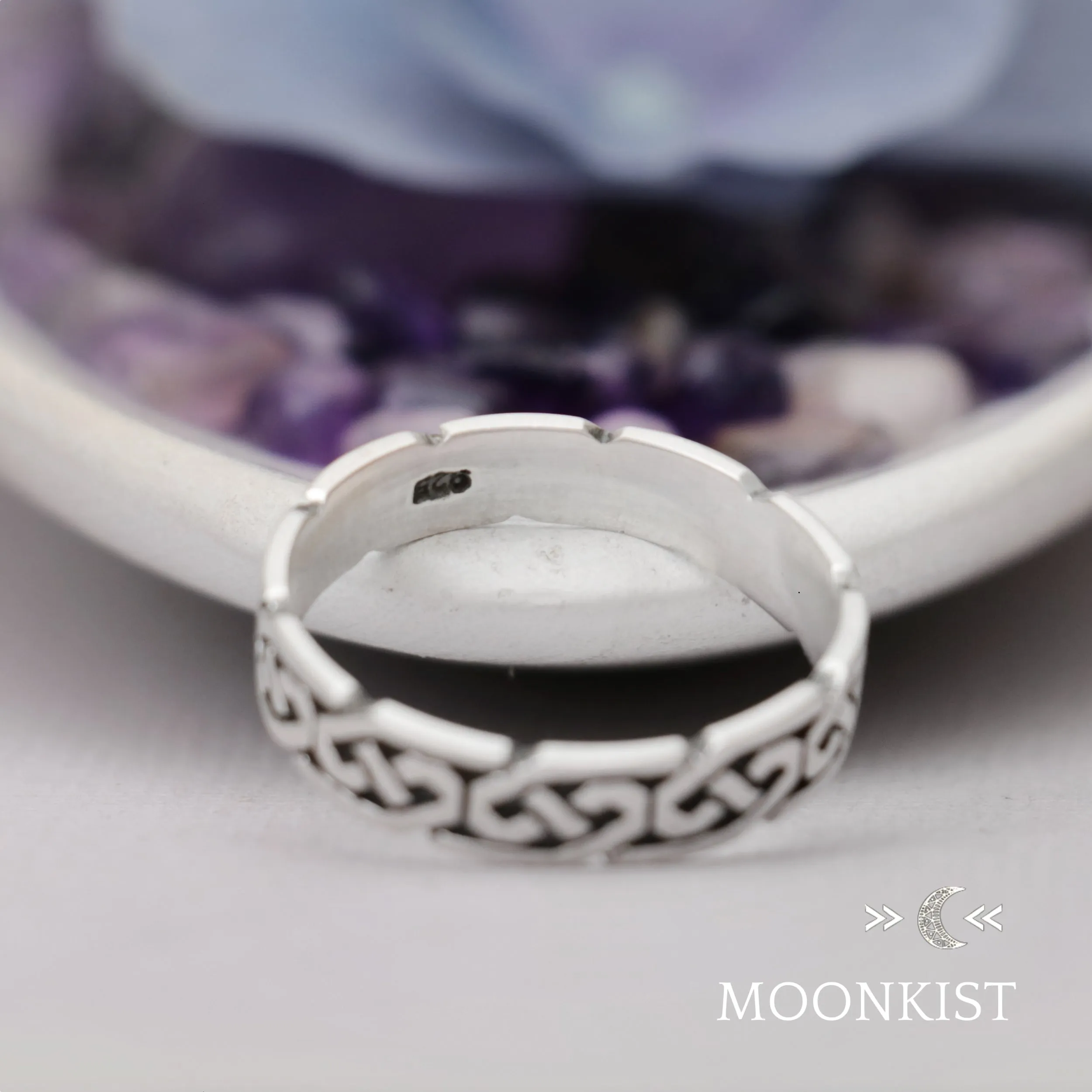 Celtic Love Knot Wedding Band | Moonkist Designs