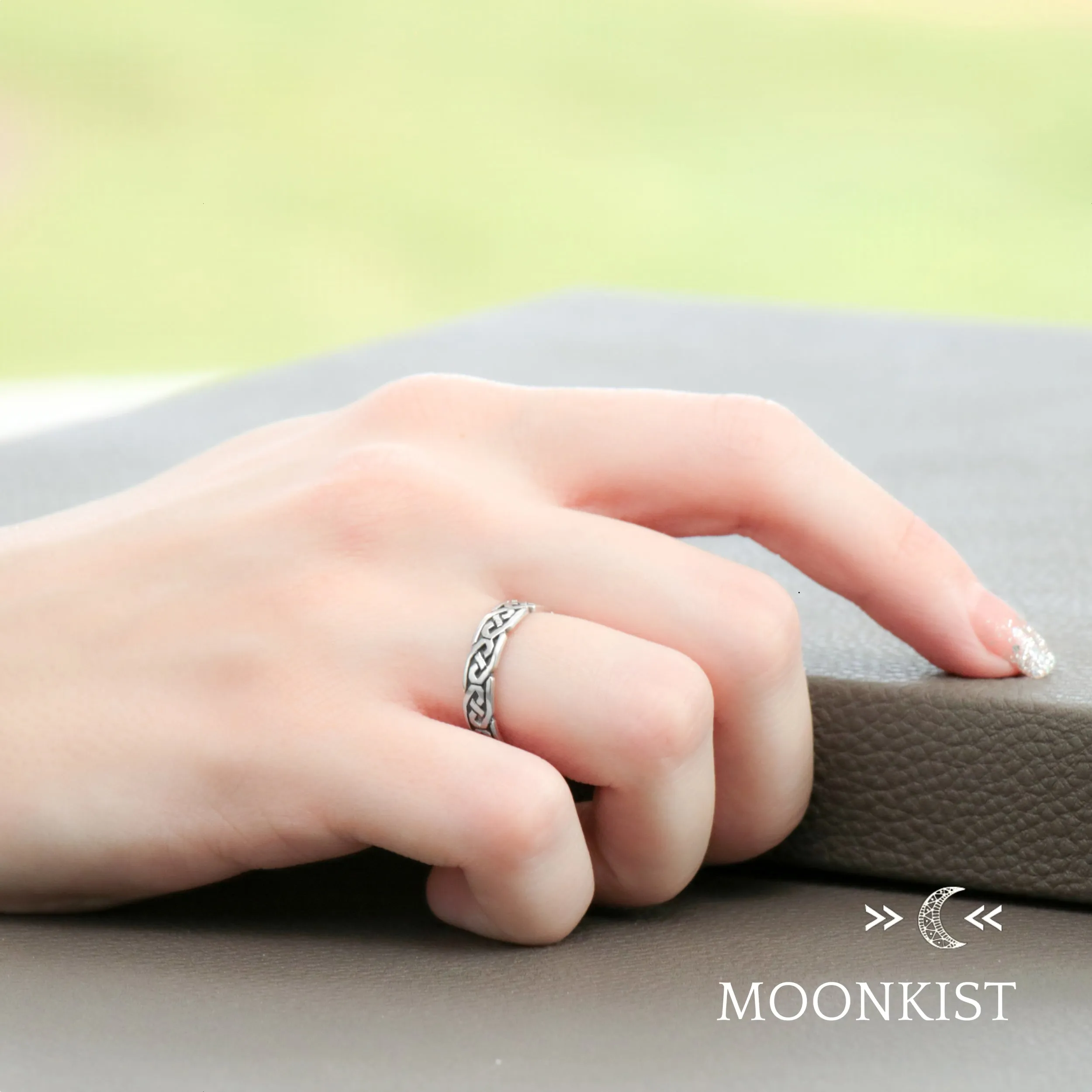 Celtic Love Knot Wedding Band | Moonkist Designs