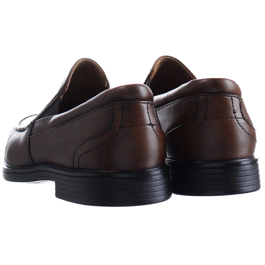 Clarks Un Aldric Mens Brown Shoes