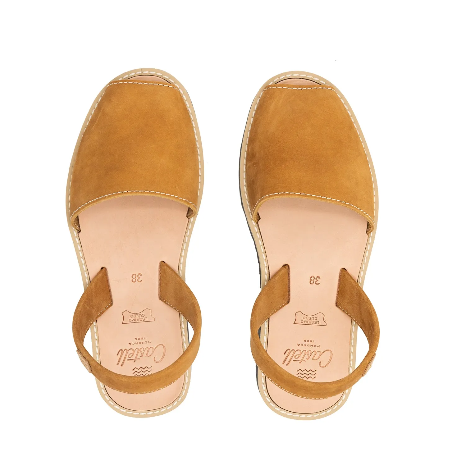 Classic Leather Sandal For Women - Madona 1056 Nobuck