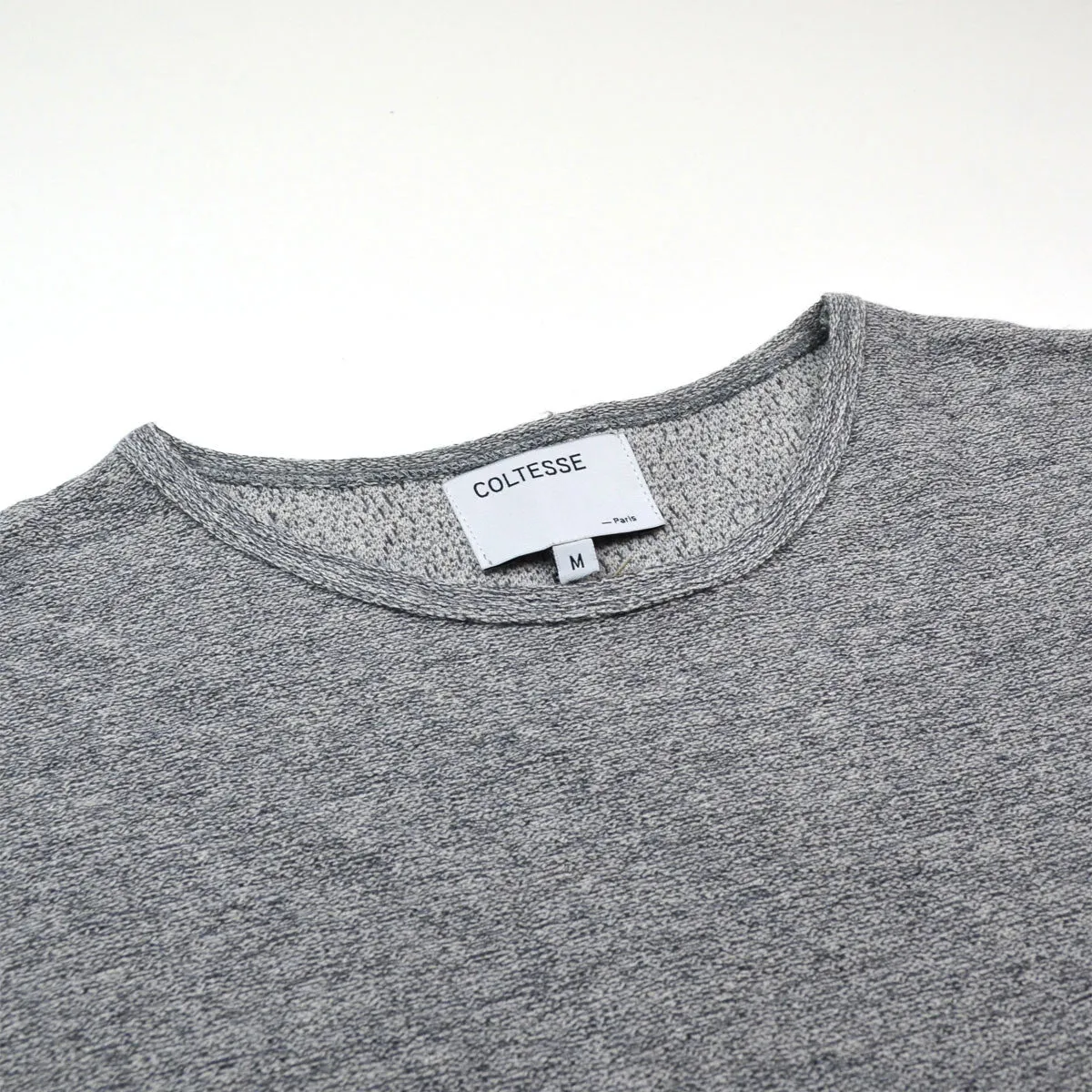 Coltesse - Izanami Cotton Linen T-shirt - Heather Grey 2