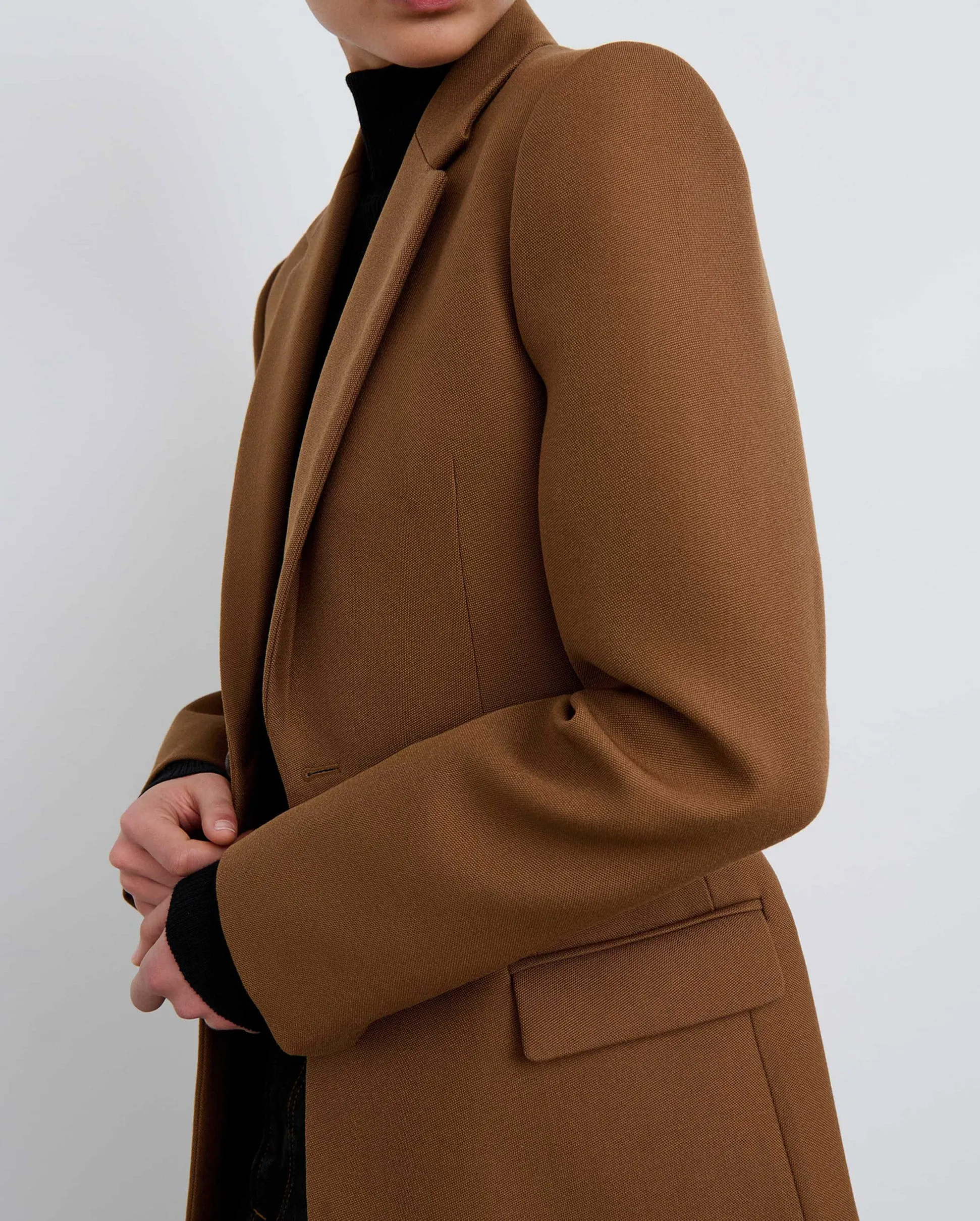 CONTOUR BLAZER / BROWN