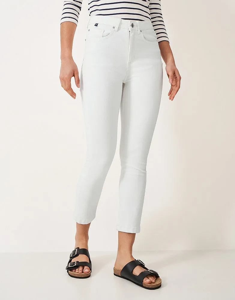 Crew Clothing - Cropped Jeans - White