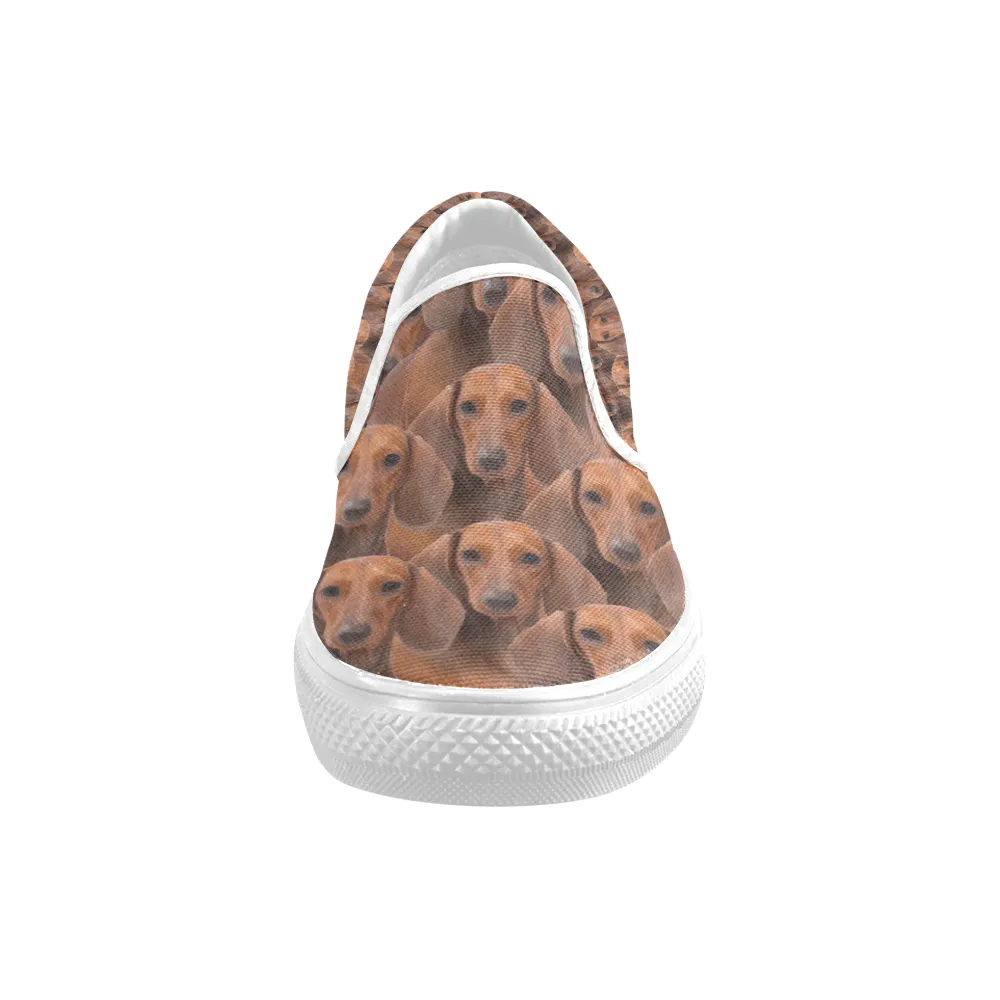 Dachshund Slip On Shoes