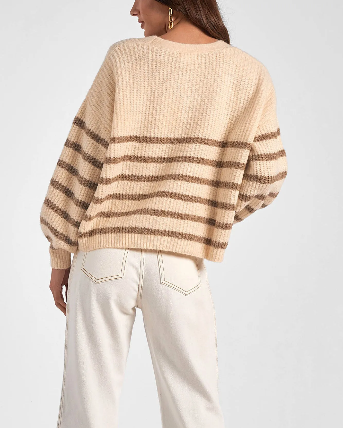 Elan Stripe Cardigan