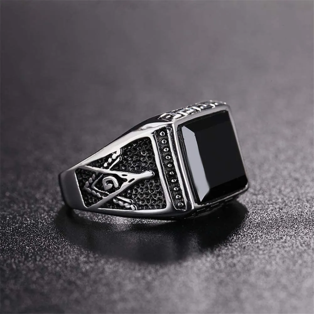 Unique Style Silver Plated Alloy Party Ring for Men