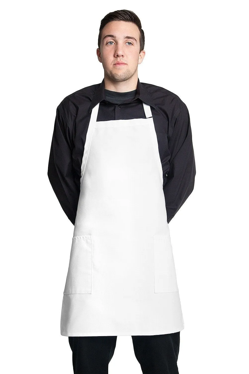 Fiumara Apparel Bib Apron w/ 2 Pockets 30L x 24W