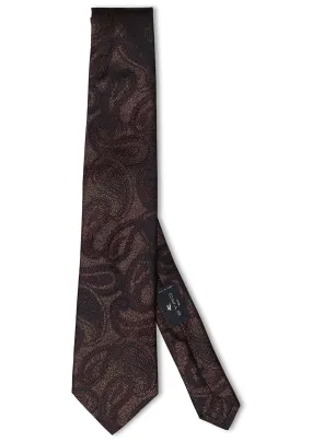 Glitter Paisley Tie