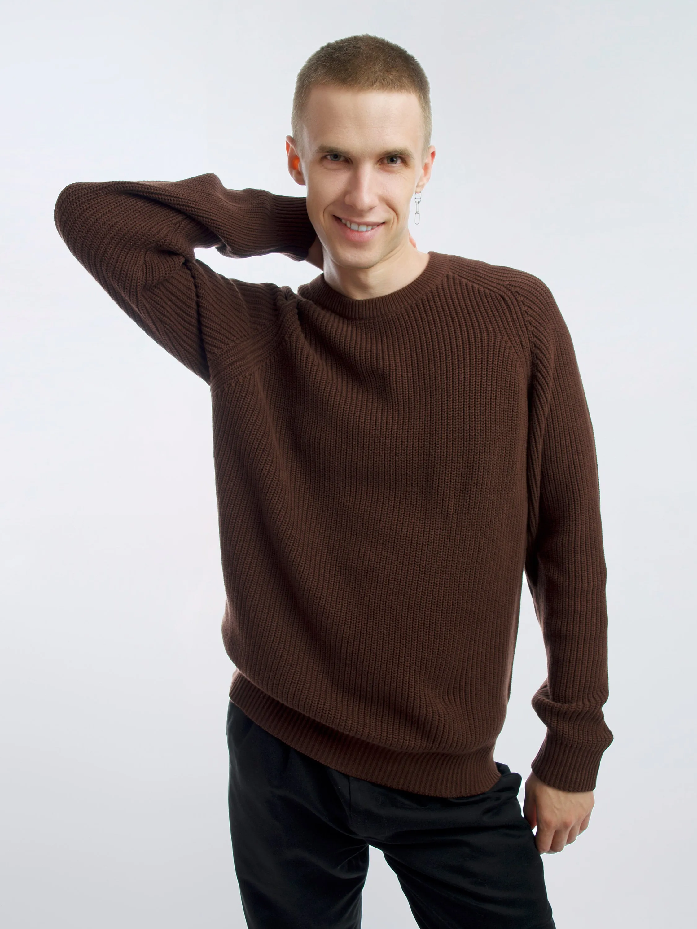 Heavy knit jumper