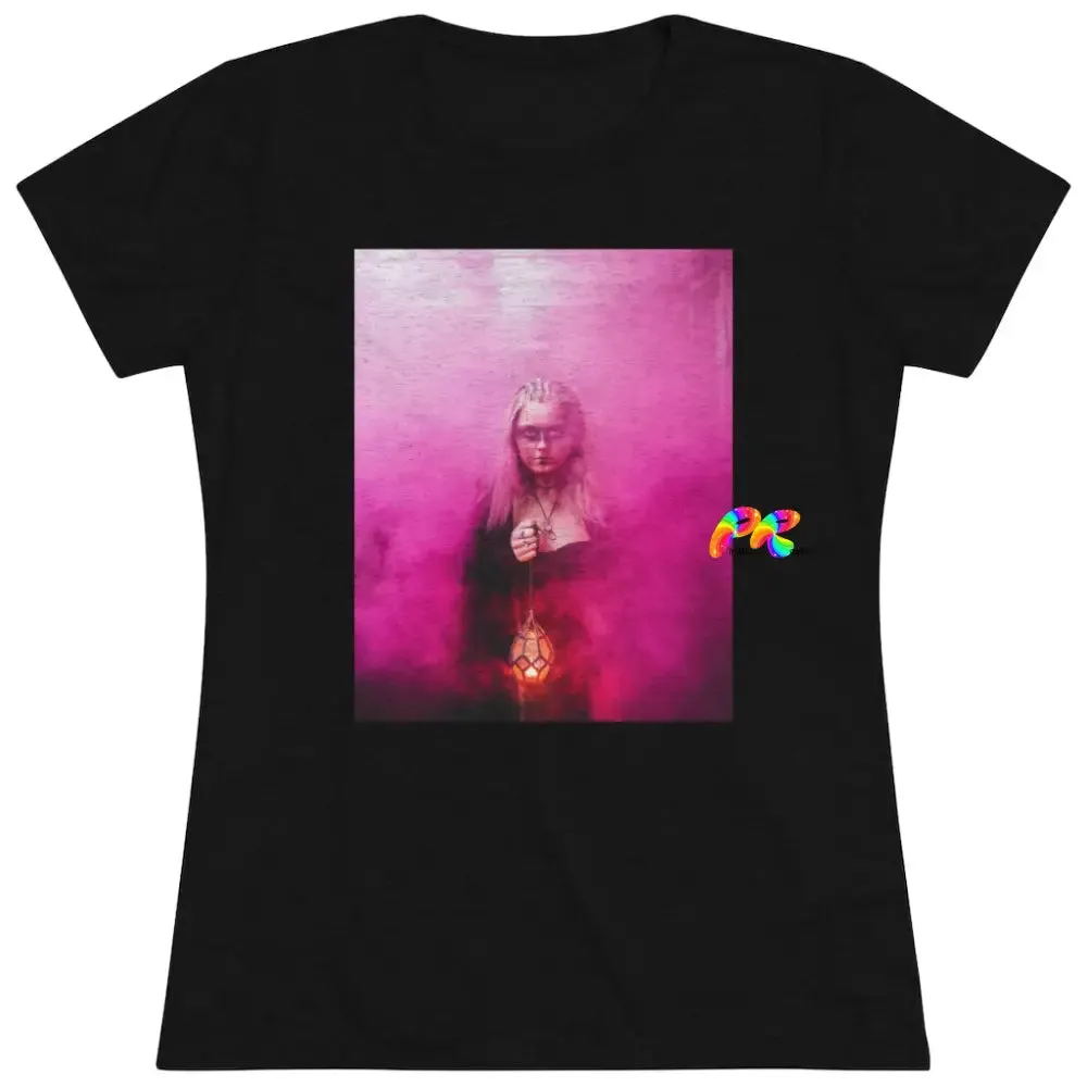 Hot Pink Witch Women's Triblend T-Shirt