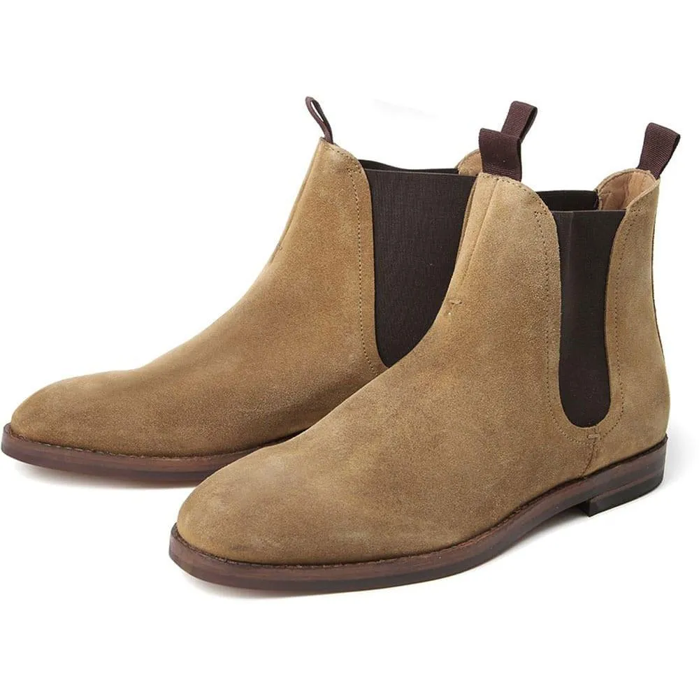 Hudson Shoes Tamper Chelsea Boot Suede - Sand