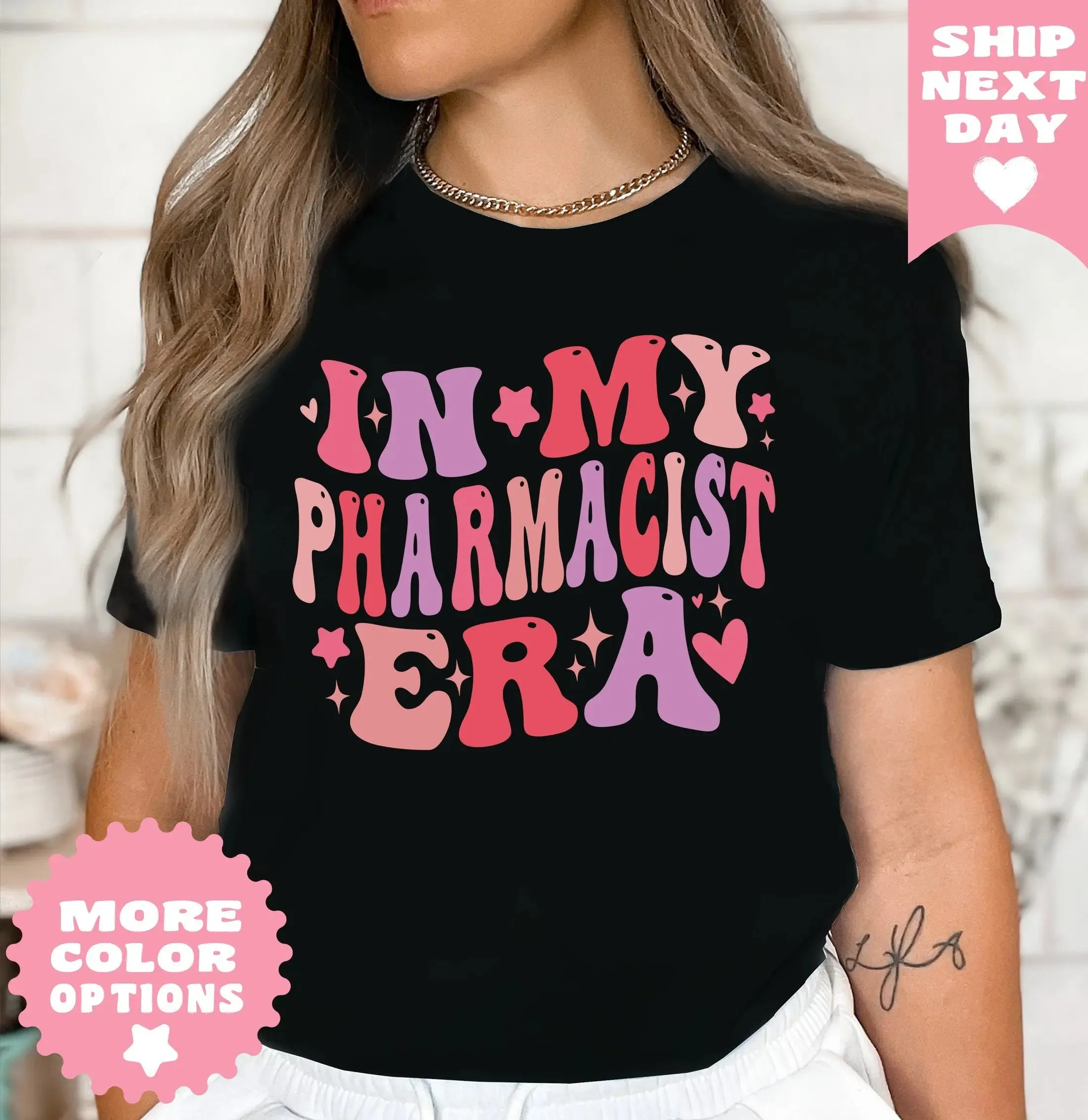 In My Pharmacist Era Shirt, Pharmacist Gift, Pharmacist Shirt, Funny Pharmacist Gift for Her Him, Graduation Gift for Pharmacology Student