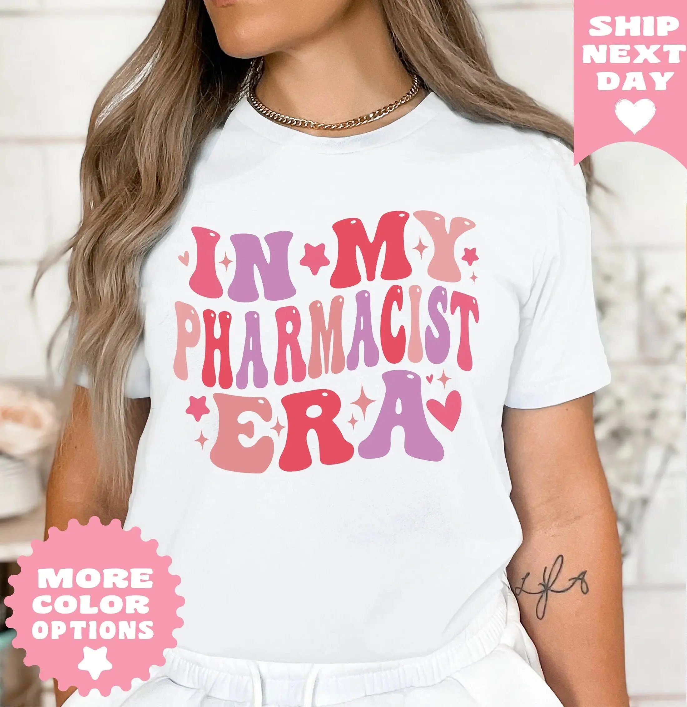 In My Pharmacist Era Shirt, Pharmacist Gift, Pharmacist Shirt, Funny Pharmacist Gift for Her Him, Graduation Gift for Pharmacology Student