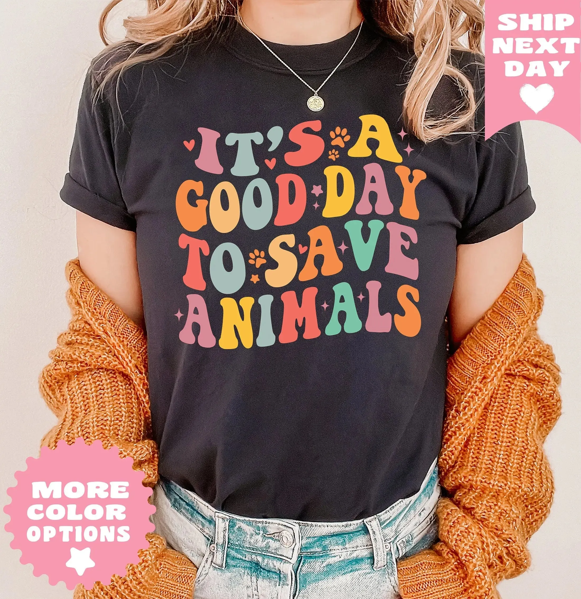 It’s A Good Day To Save Animals T Shirt, Vet Tech Shirt, Vet School Gifts, Graduation Gift For Vet School Student,Veterinary Gift ,Dog Lover