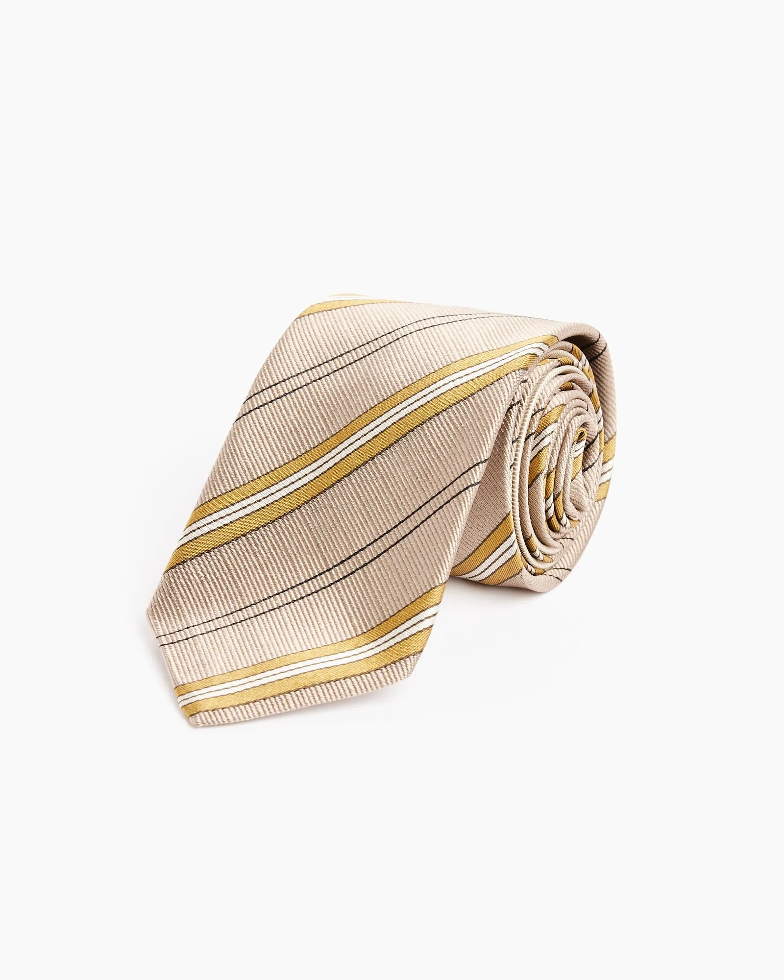 Jacquard Tie in Sand