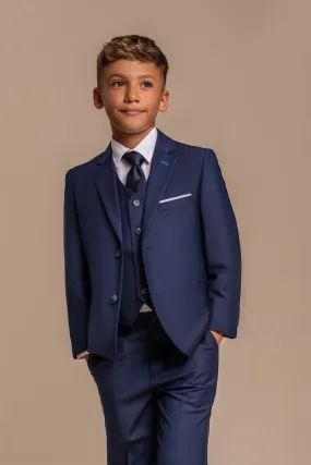 Jefferson Navy Boys Three Piece Suit