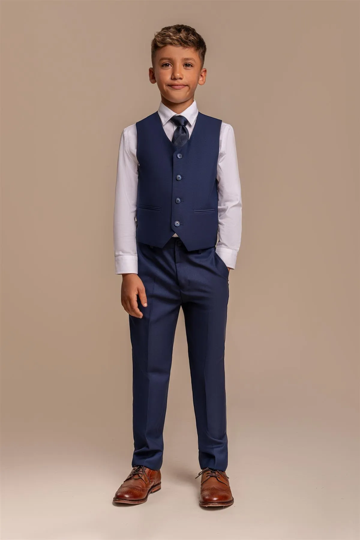 Jefferson Navy Boys Three Piece Suit