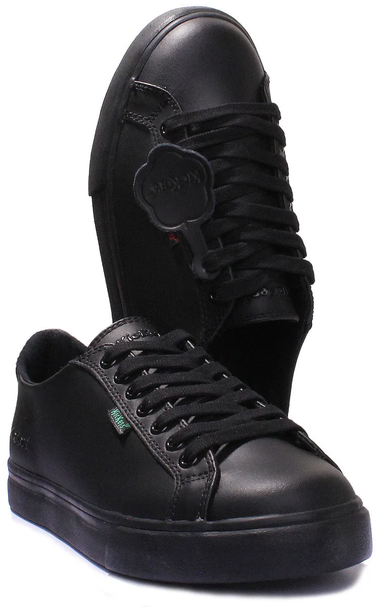 Kickers Tovni Lacer Leather In Black in Adults UK Size 6.5 - 12