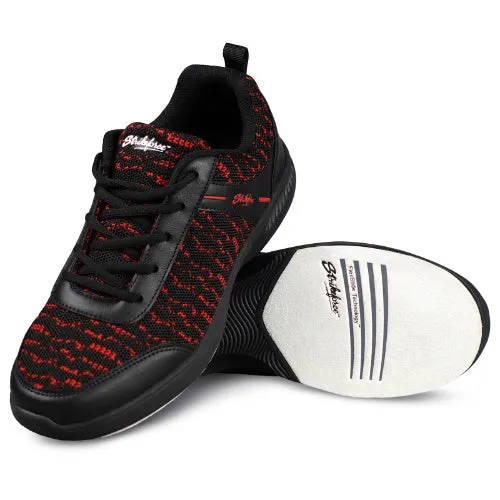 KR Strikeforce Flyer Mesh Lite Black/Cardinal Men's Bowling Shoes