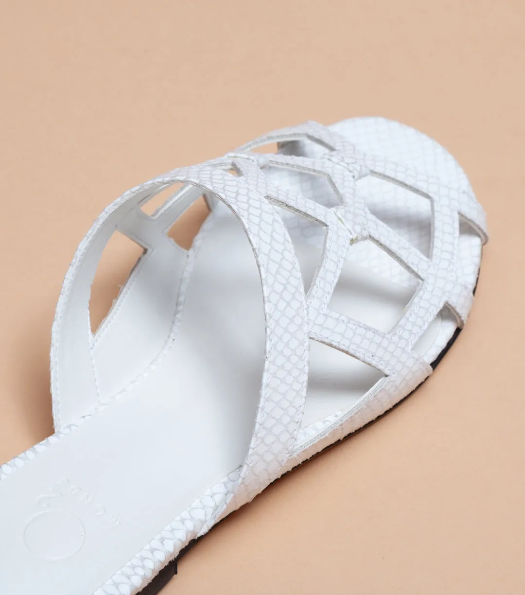 Leela Sandals in White