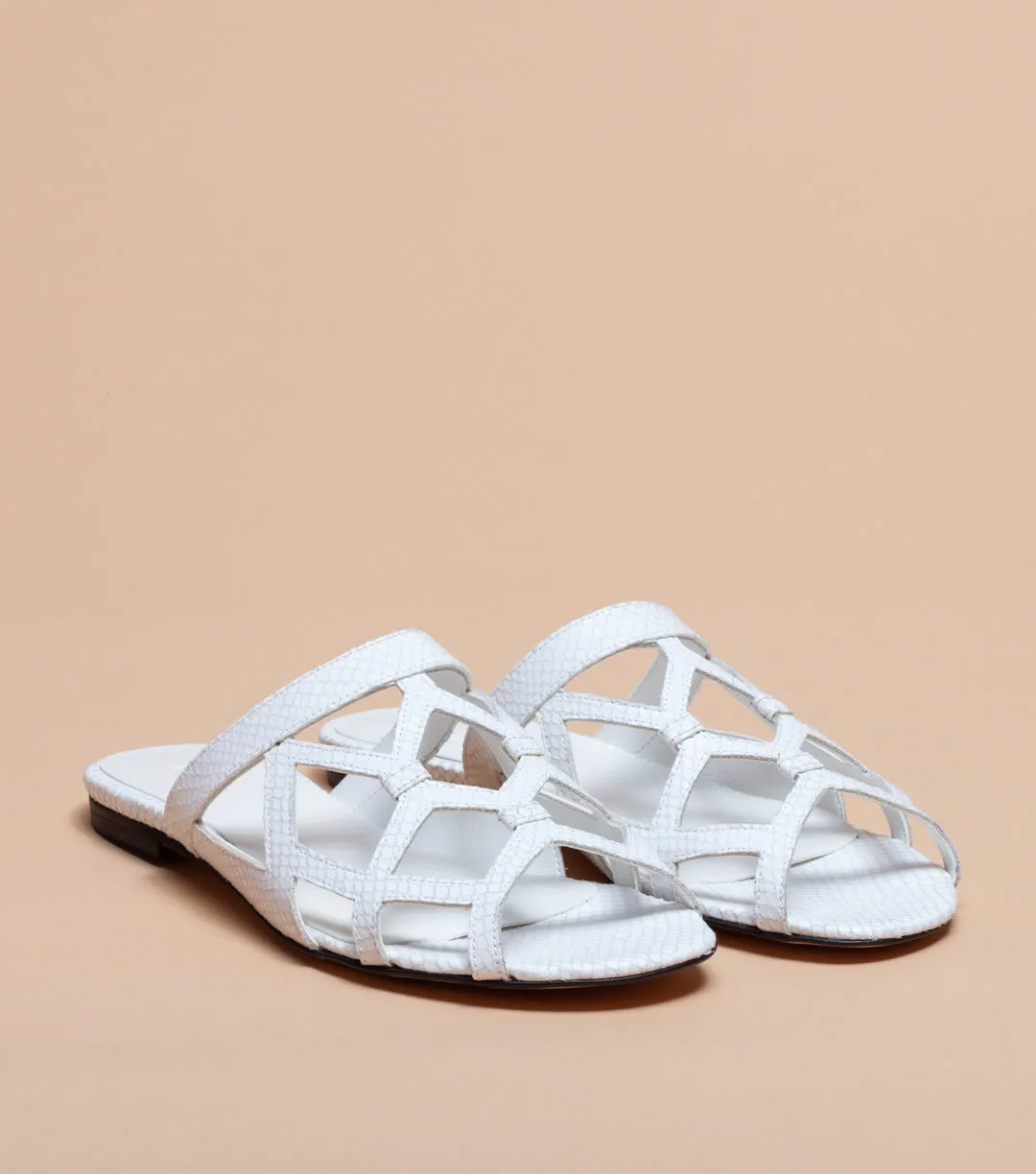 Leela Sandals in White