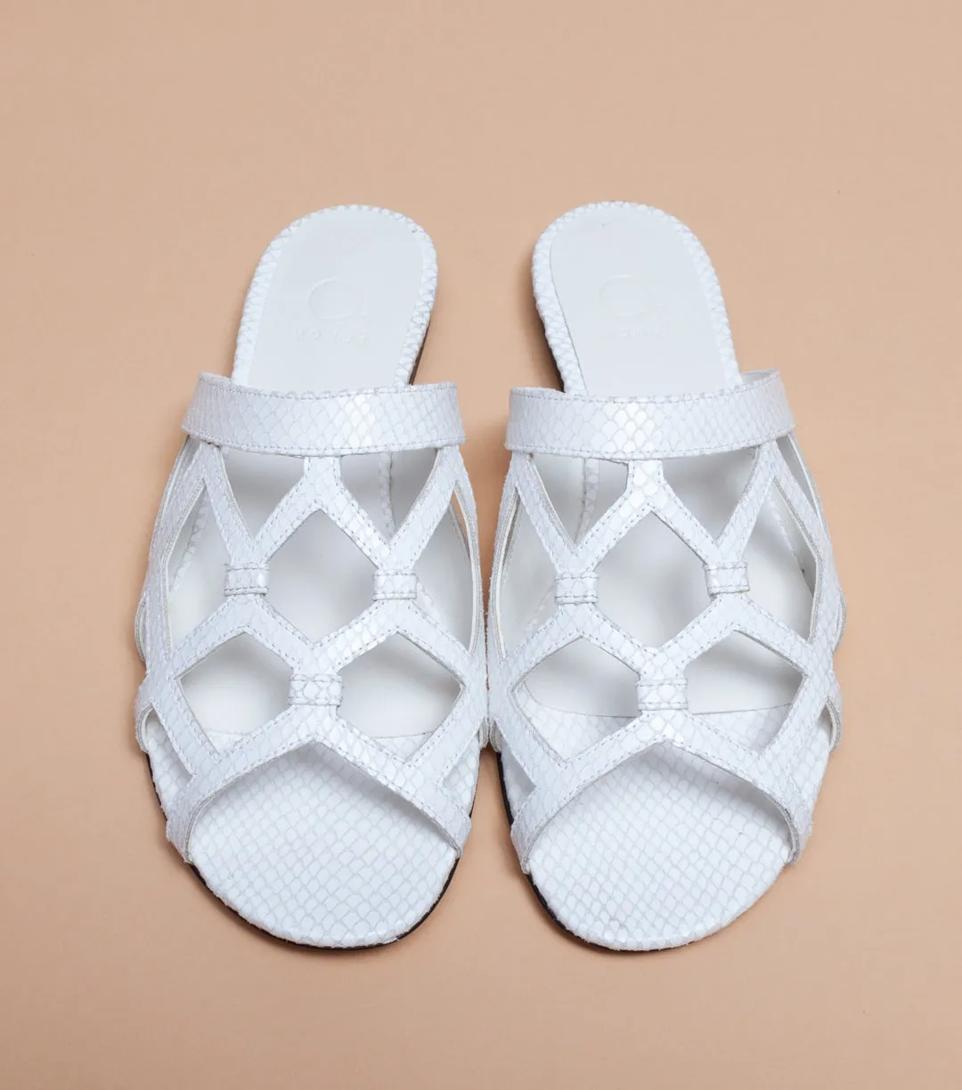 Leela Sandals in White