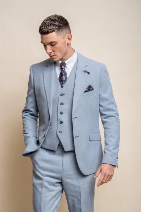 Miami Sky Three Piece Suit